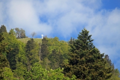 La croix du Vanil de l'Arche, depuis la vallée